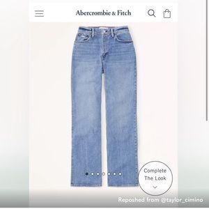 Abercrombie & Fitch Relaxed 90’s jeans size 28/6s